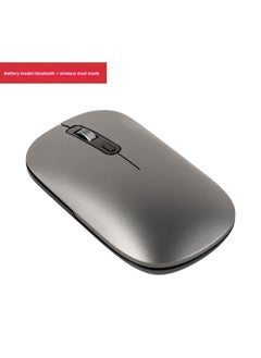 Generic Direct Sale Wireless Mouse Bluetooth Dual-mode Mute Office For Mobile Phone Computer Can Be Customized-Specifications:Grey  - Image 1