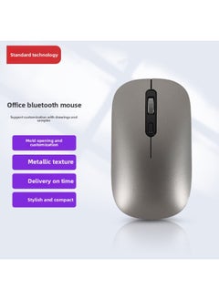 Generic Direct Sale Wireless Mouse Bluetooth Dual-mode Mute Office For Mobile Phone Computer Can Be Customized-Specifications:Grey  - Image 2