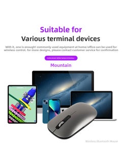 Generic Direct Sale Wireless Mouse Bluetooth Dual-mode Mute Office For Mobile Phone Computer Can Be Customized-Specifications:Grey  - Image 5