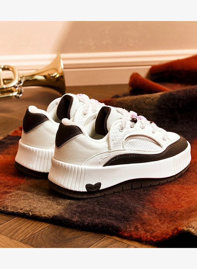 ANTA Beige/Brown Mousse Platform Sneakers - Soft as Mousse · Light as Air for Women | Best Price UAE