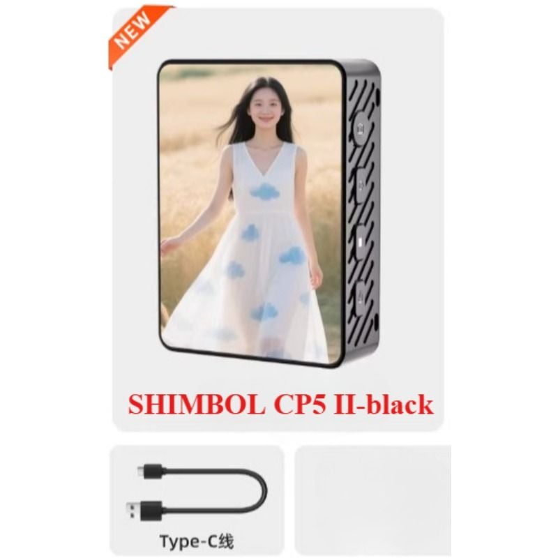 Shimbol CP5 II Mini 2.4 inch 1080p Full HD Phone Selfie Monitor for iPhone Android Black - Image 2