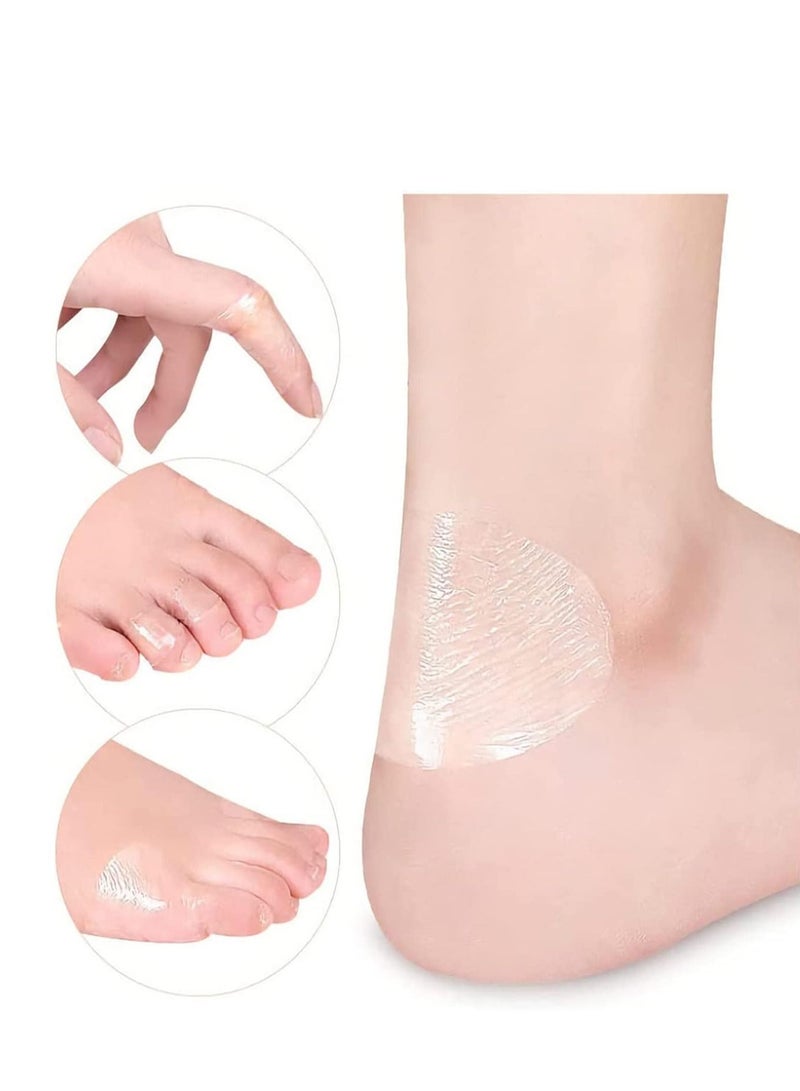 SYOSI Invisible Heel Protectors Shoe Sticker 100Pcs Anti-wear Foot Care Protection Pad Ultra-Thin Transparent Self-Adhesive Heel Protect Sticker Protect Skin from Rubbing Heel Anti Slips Blister - Image 3