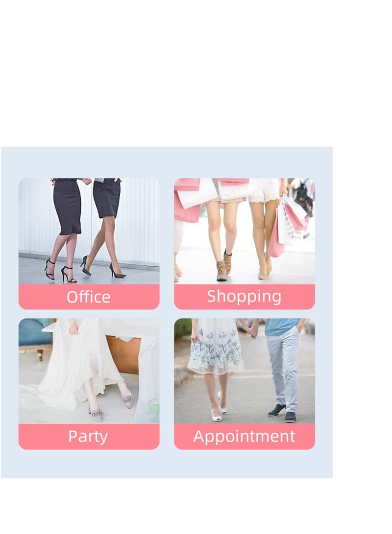 SYOSI Invisible Heel Protectors Shoe Sticker 100Pcs Anti-wear Foot Care Protection Pad Ultra-Thin Transparent Self-Adhesive Heel Protect Sticker Protect Skin from Rubbing Heel Anti Slips Blister - Image 5