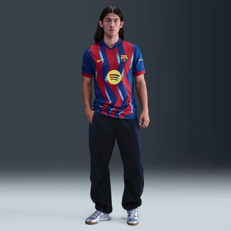 Nike Blue Men's FC Barcelona 25/26 Fourth Replica Football Jersey for Men | Best Price UAE
