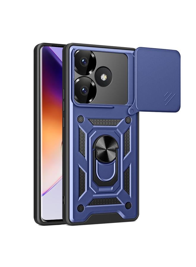 The Bros Case For Xiaomi Poco F6 Sliding Camera Cover Design TPU Hybrid PC Phone Case