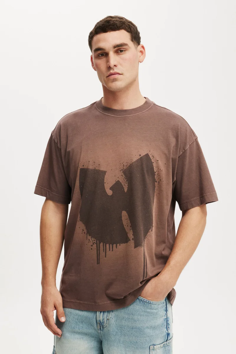 Cotton On Box Fit Premium Music T-Shirt