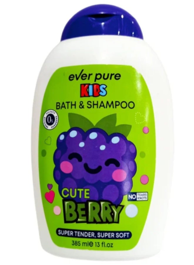 Bath & Shampoo Cute Berry Super Tender, Super Soft 385ML