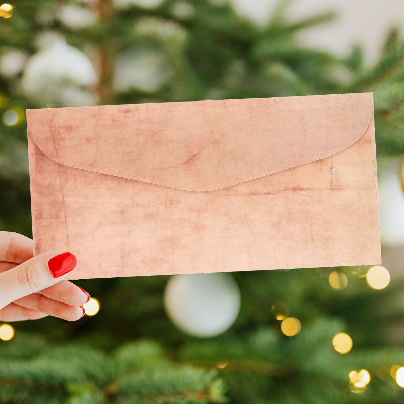 Vintage Kraft Envelopes Set Of 10 Small Retro Greeting Cards For Invitations - Image 4