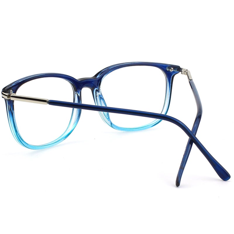 GQUEEN Fashion Fake Glasses Non Prescription Glasses Clear Lens Glasses Nerd Plain Frames Women Men, 201579 - Image 4