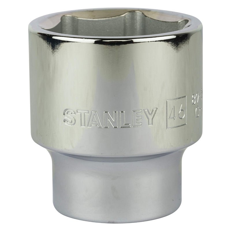 Stanley Stanley Chrome Vanadium Steel Stmt893468B 6 Point 34 46Mm Standard Socket Silver  - Image 1