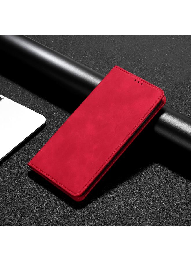 S-TOP Case For Nokia C100 Skin Feel Magnetic Horizontal Flip Leather Phone Case - Image 5