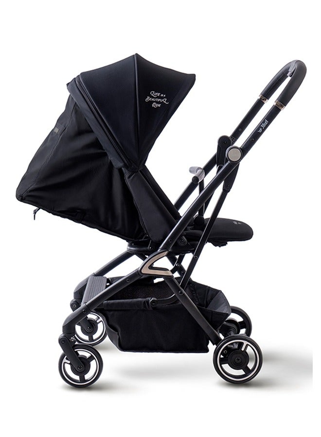 جيكل 360 Life Compact Cabin Friendly Stroller with Reversible Seat - Black - Image 3