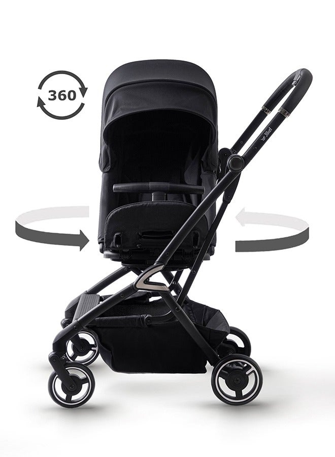 جيكل 360 Life Compact Cabin Friendly Stroller with Reversible Seat - Black - Image 5