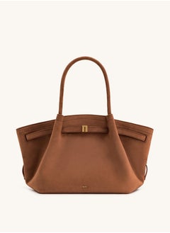 JW PEI Hana Medium Faux Suede Tote Brown  - Image 2