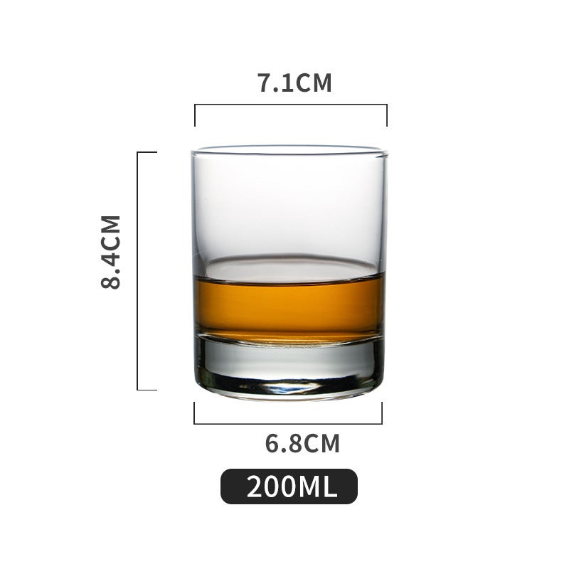 Libby Glass Whiskey Wine Glass Rock Classical Glass Cocktail Glass Spirits Glass ROCK Cup Ice Hockey Cup Wholesale Libby Whiskey Cup 200ml 