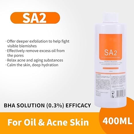 AXTENO Axteno AS1 SA2 AO3 Aqua Peeling Solution Salon Professional Dermabrasion Facial Special Solutions Skin Care Aqua Peeling Serum For Hydra Facial Dermabrasion Machine 400ml Set of 3 Bottles - Image 4