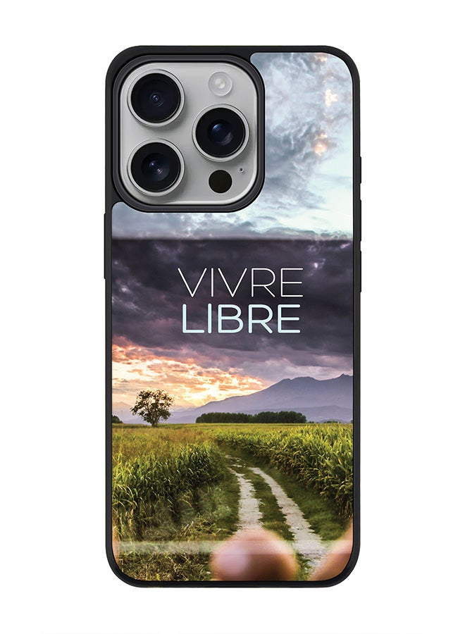 Stylizedd For iPhone 16 Pro Case [Compatible with MagSafe] Slim Magnetic cover Phone Case iPhone 16 Pro -Vivre Libre - Image 1