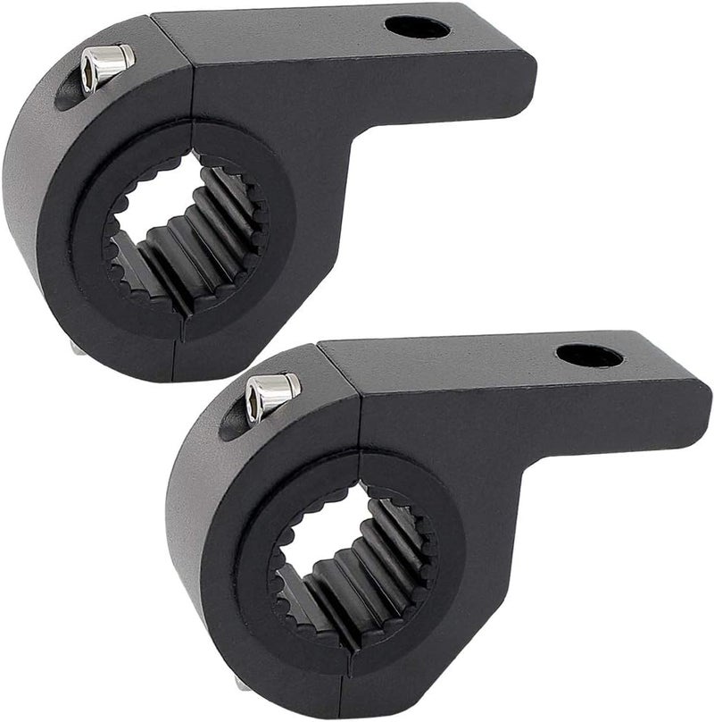 STDYSUN Motorcycle Bull Bar Mounting Bracket 2PCS Horizontal Light Mount Clamp Kit for 0.75" /0.87"/1.1"/1.25" Tubes fit for LED Driving Lights, Spotlights Fits Truck, ATV, & Motorcycle Crash Bars - Image 1
