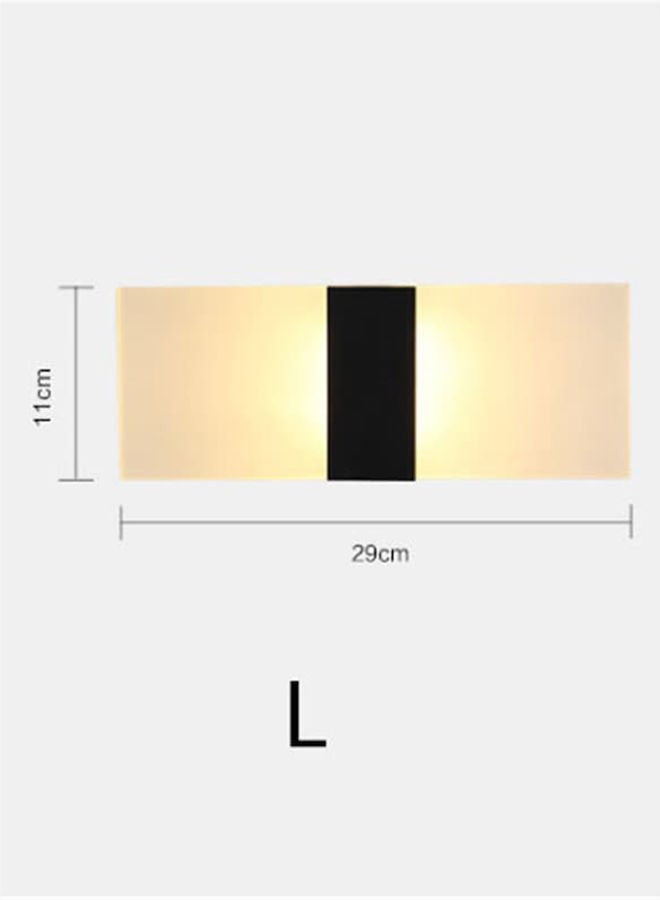 Y&D Modern Style LED Living Room Wall Light Beige/Black 29 x 11cm  - Image 2