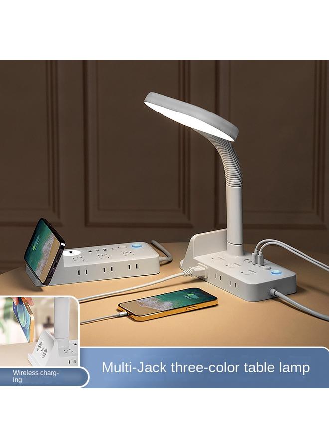 Bluejw Wireless Rechargeable Multifunctional Desk Lamp With USB Socket Integrated Desk Lamp LED Eye Protection Night Light Bedroom Bedside Lamp - Image 3
