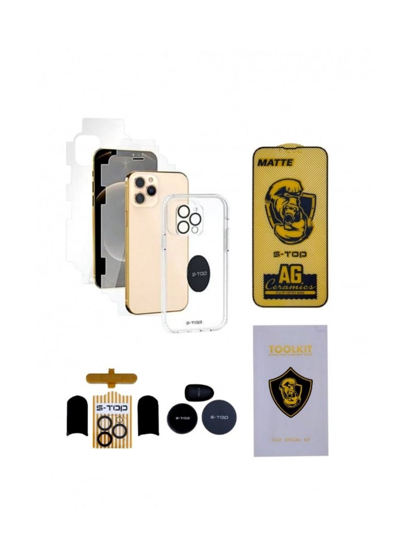 اس-توب بكج حماية متكاملة 9 في 1 لهاتف آيفون 13 برو ماكس من شركة اس-توب - Image 3