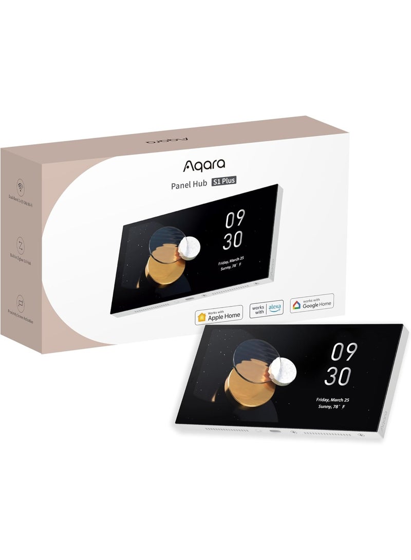 Aqara Panel Hub S1 Plus, 6.9-inch Smart Control Panel, Matter Bridge & Zigbee 3.0 Hub, 2 Relay Switches - Image 1