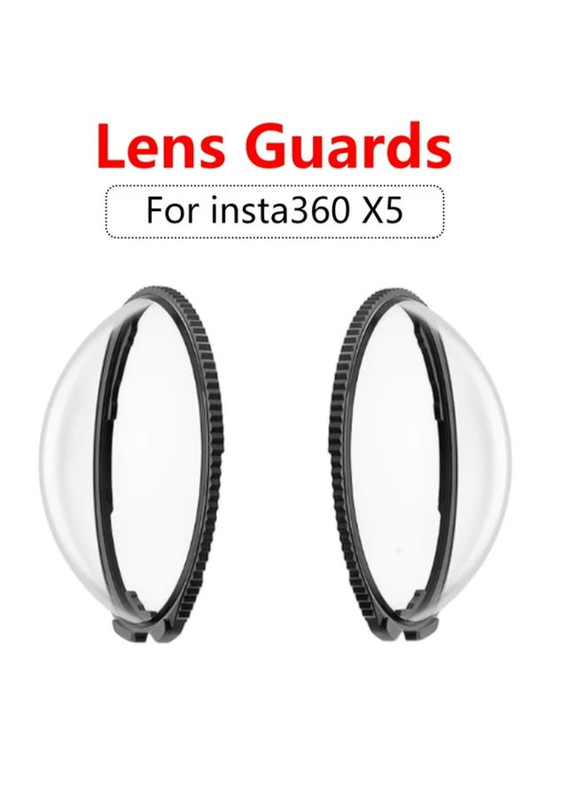 Insta360 X5 واقيات العدسة المتميزة، غطاء عدسة شفاف مقاوم للخدوش - Image 1