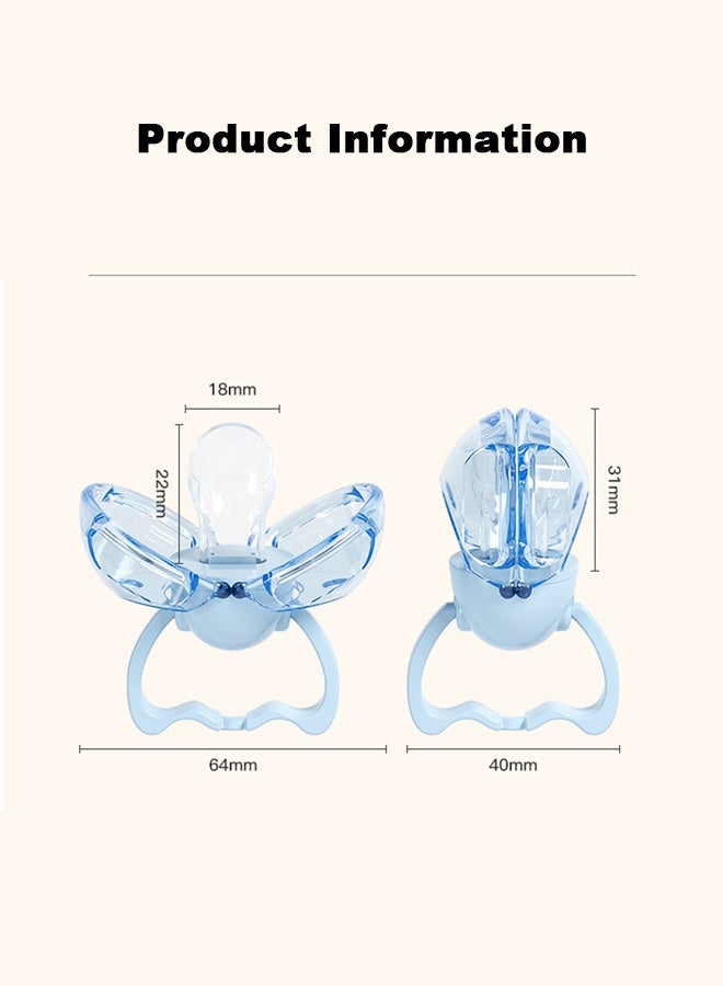 GD 3 PCS Baby Pacifier, Slimline Pacifiers for Babies with Sterilization Box, Silicone Newborn Pacifiers BPA Free - Image 2