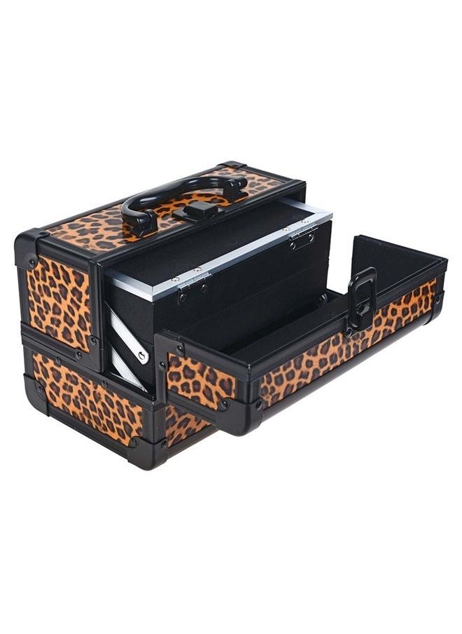 Shany - Mini Makeup Train Case With Mirror - Purple - Image 1