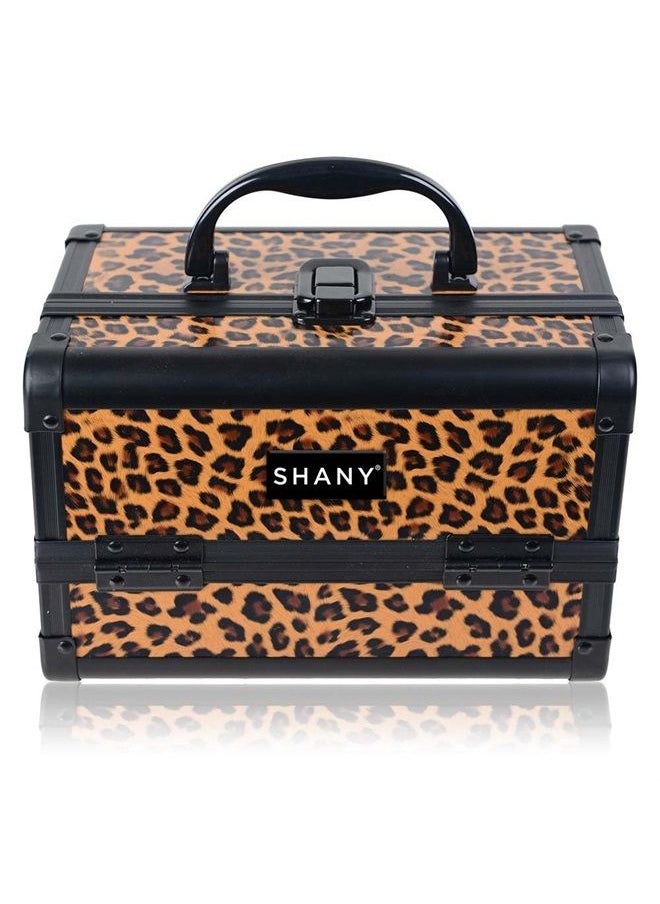 Shany - Mini Makeup Train Case With Mirror - Purple - Image 1