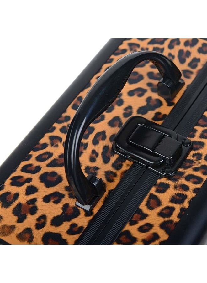 Shany - Mini Makeup Train Case With Mirror - Purple - Image 1
