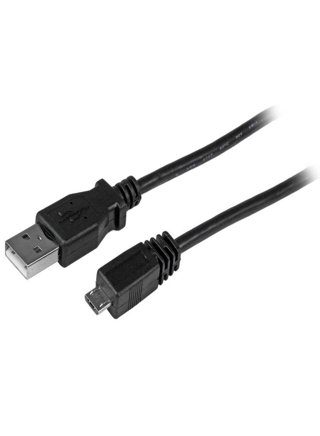 StarTech.com 10 ft. (3 m) USB to Micro USB Cable - USB 2.0 A to Micro B - Black - Micro USB Cable (UUSBHAUB10) - Image 1