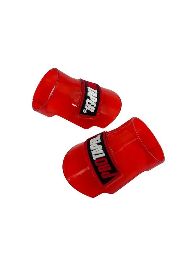 Red Plastic Motorcycle Scooter Front Fork Shock Absorber Cover Heavy Duty Dust Resistant Impact Protection ATV UTV Easy Install Dirt Scooter 1 Set - Image 5