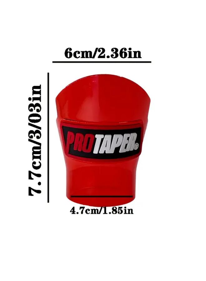 Red Plastic Motorcycle Scooter Front Fork Shock Absorber Cover Heavy Duty Dust Resistant Impact Protection ATV UTV Easy Install Dirt Scooter 1 Set - Image 4