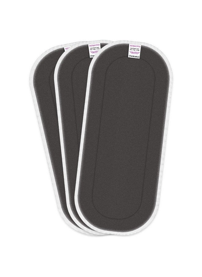 BEMBIKA - 5 Layer Bamboo Charcoal Inserts Liners Natures Cloth Diaper Liner, Wetfree Reusable Washable Cotton Diaper Nappy Inserts For Baby Cloth Diapers (Set Of 3) - Image 1
