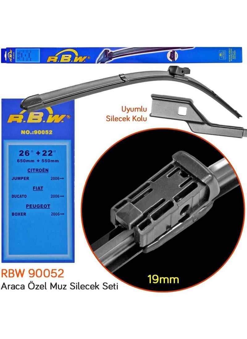 RBW 90052 Fiat Ducato 2006- Front Wiper Set  - Image 3
