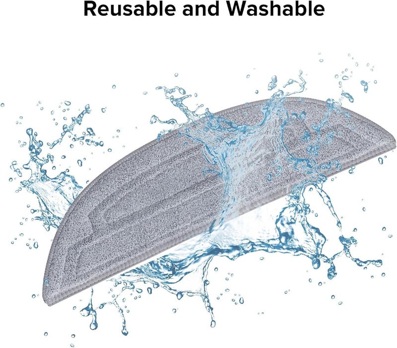 روبو روك مناديل مكنسة Roborock VibraRise المصنوعة من الألياف الدقيقة، عبوة تحتوي على قطعتين، مناسبة للمكنسات الروبوتية Q10VF وQ10VF+ - Image 4