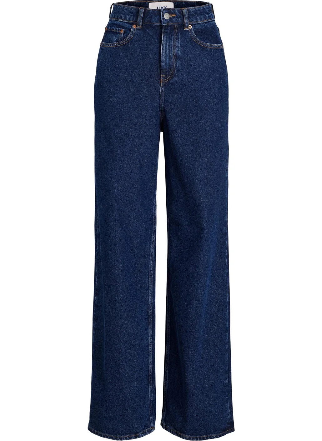 جاي جاي اكس اكس Jxtokyo Wide Hw Cre6001 Noos Straight Dark Blue Women's Denim Pants