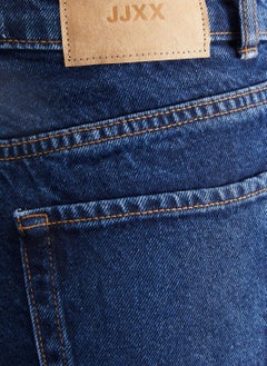 JJXX Jxtokyo Wide Hw Cre6001 Noos Straight Dark Blue Women's Denim Pants  - Image 4