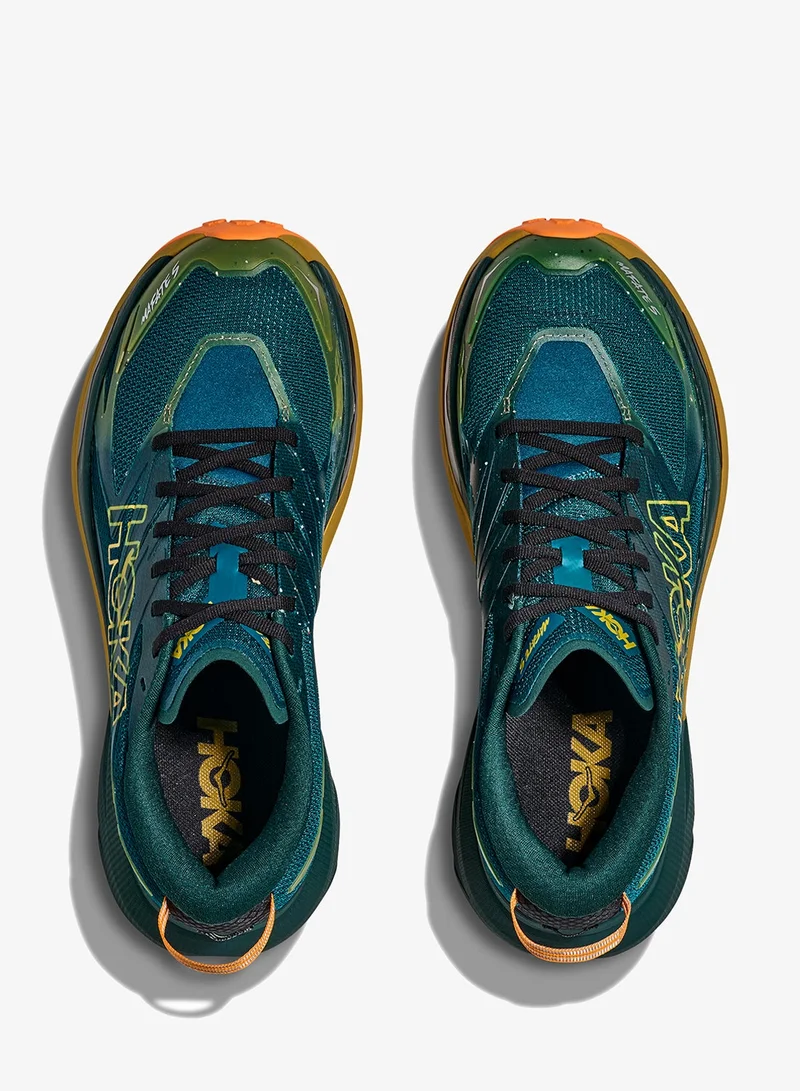 Hoka TIDAL WAVE / MUSTARD SEED Mafate 5 for Men | Best Price UAE