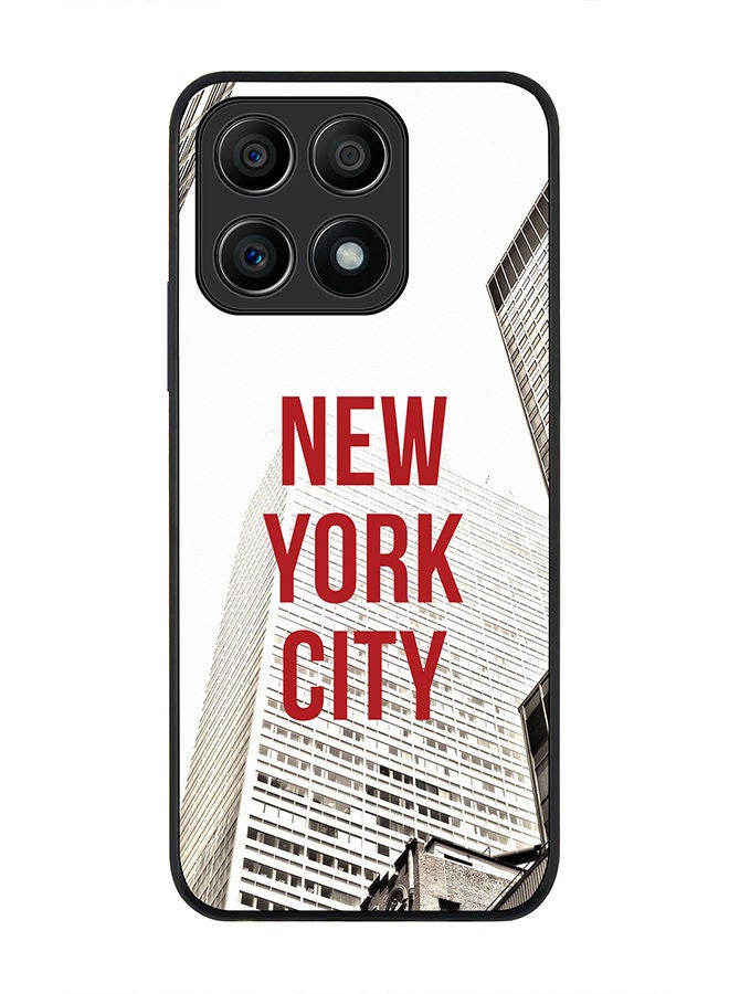 Stylizedd Rugged Black edge case for Honor X8A 4G Slim fit Soft Case Flexible Rubber Edges Anti Drop TPU Gel Thin Cover - New York - Skyscraper - Image 1