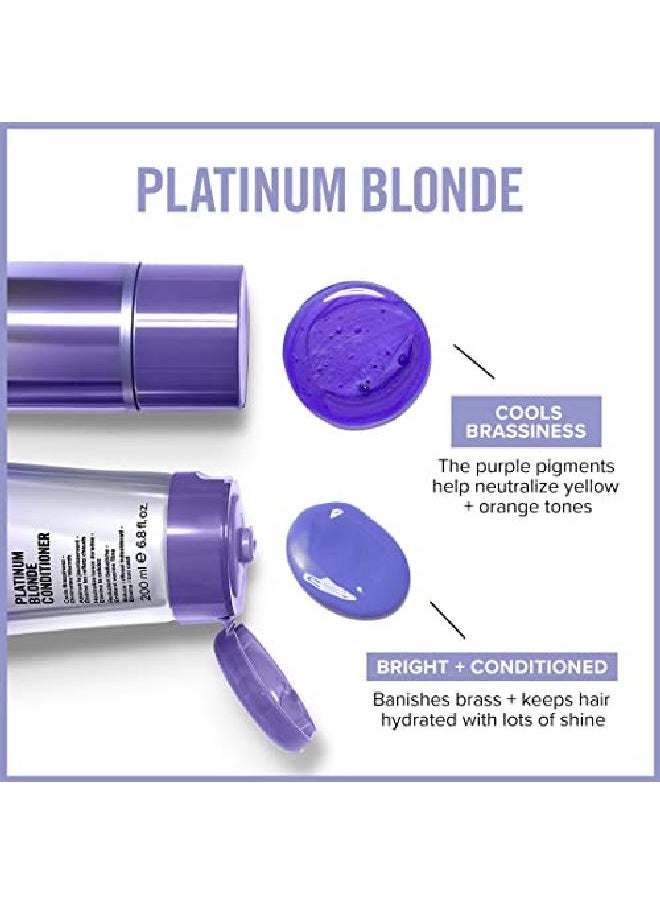 Paul Mitchell - Platinum Blonde Purple Shampoo Cools Brassiness Eliminates Warmth For Colortreated Hair + Naturally Light Hair Colors - Image 1