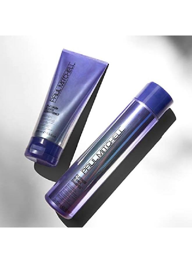 Paul Mitchell - Platinum Blonde Purple Shampoo Cools Brassiness Eliminates Warmth For Colortreated Hair + Naturally Light Hair Colors - Image 1