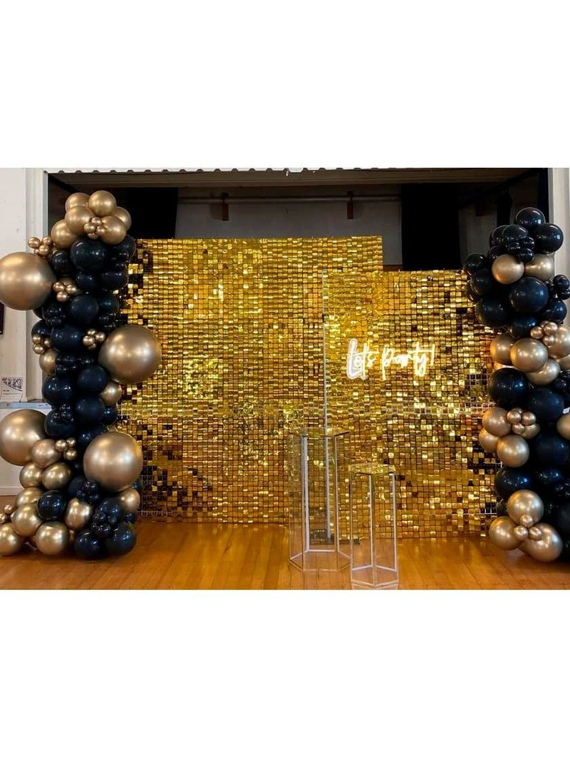 RoyalPolar 24pcs Set Gold Shimmer Wall Backdrop Panel Glitter Bling Sequins Photo Backdrops Sheets  Decor for Birthday Wedding  Anniversary Engagement  Bridal Shower Graduation Party - pzsku/Z58B682FB74EE20599061Z/45/_/1681405752/3a74aff5-7e3c-43a6-a336-4c6141222e47