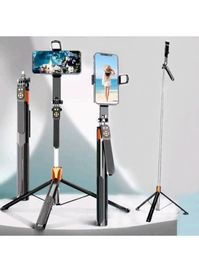 NeePho Selfie Stick Tripod  with Wireless Remote, Cellphone Selfie Stick Tripod with LED Fill Light, for iPhone 15/14/14 pro/13/13 Pro/12/11/11 Pro/XS Max/XS/XR/X/8/7 and Android Smartphone - Image 2