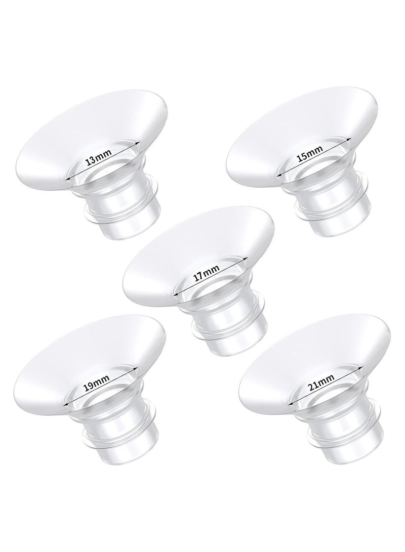 A pack of 5 practical accessories for breast pump accessories ranging from 13mm to 21mm - Image 1