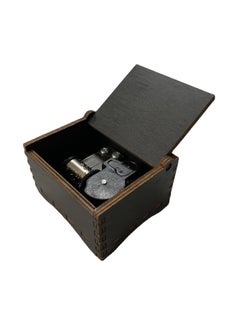 Source Manufacturers Music Box Custom Diy Wooden Music Box Logo Carving Pattern Fine Color Printing Pattern Exquisite-Dimensions:E