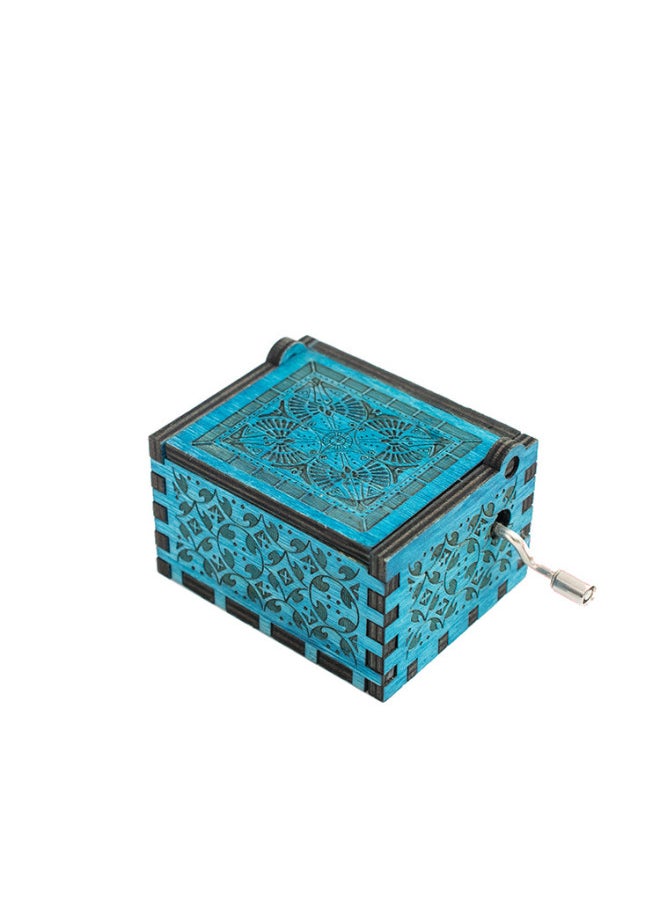 Generic - Source Manufacturers Music Box Custom Diy Wooden Music Box Logo Carving Pattern Fine Color Printing Pattern Exquisite-Dimensions:E - Image 1