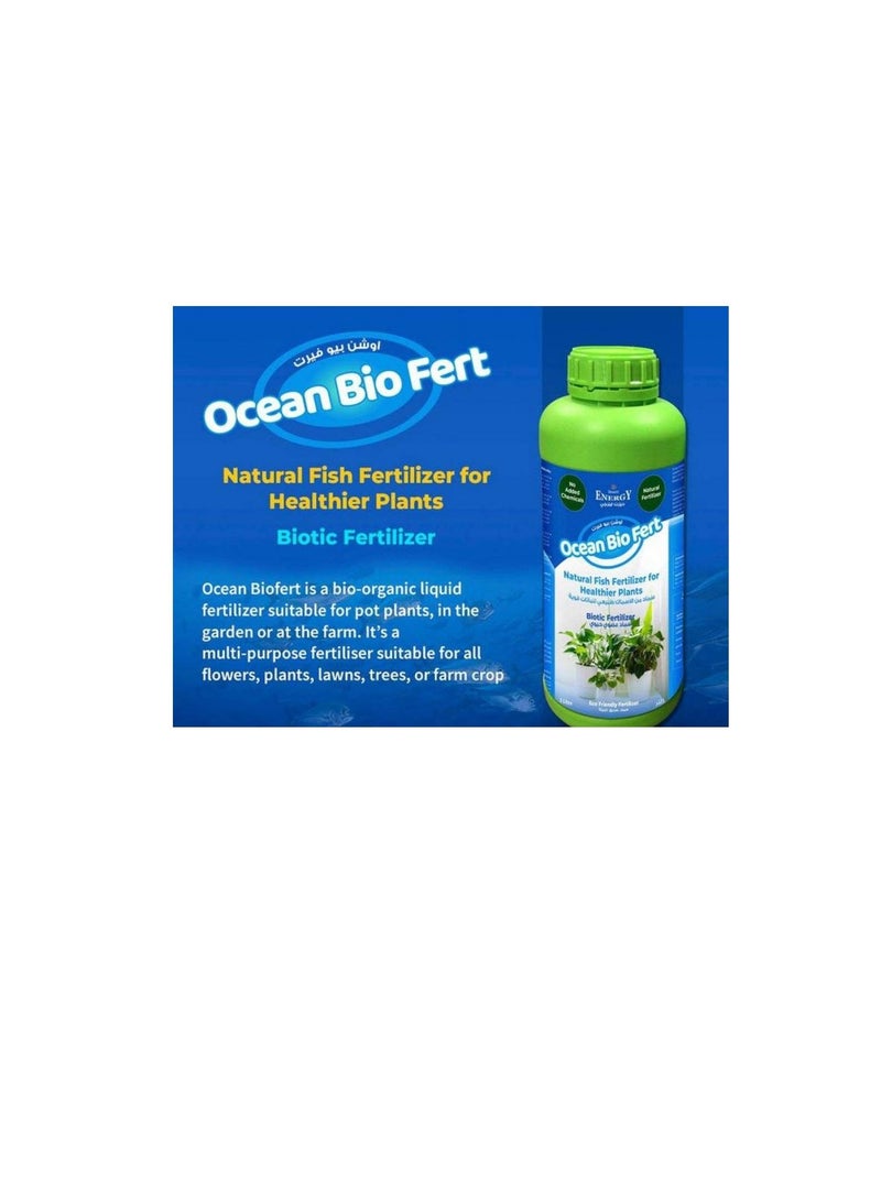DESERT ENERGY Ocean Bio Fert Biotic Fertilizer Natural Fish Fertilizer For Healthier Plants 0 5 Liters - Image 3