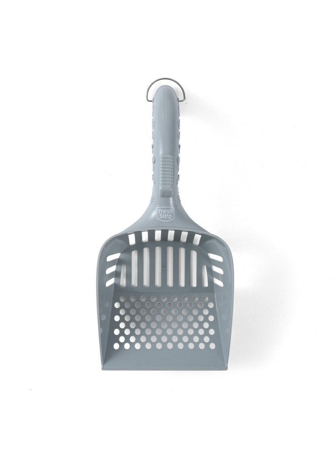 Fresh Step All In One Litter Scoop - Fast and Easy to Use Cat Litter Scooper - Deep Shovel Ergonomic Handle Grip Kitty Litter Scooper to Scoop Away Cat Litter - Image 1